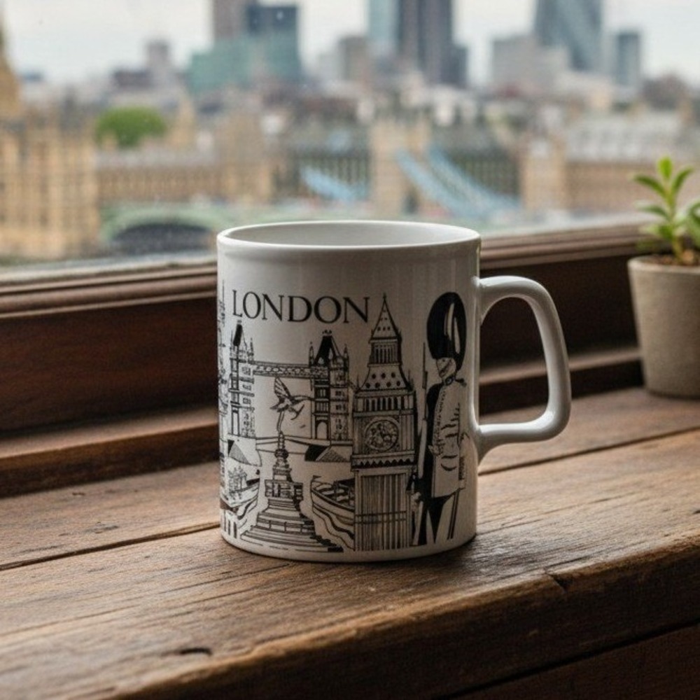 Tower Of London Coffee Mug Kiln Craft Staffordshire Tower Bridge Westminster